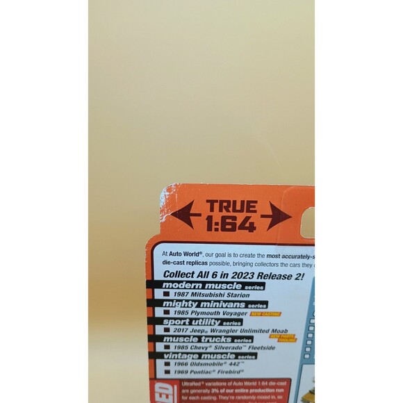 AUTO WORLD PREMIUM MODERN MUSCLE SERBIA BLACK 1987 MITSUBISHI STARION 1/64 CAR - Picture 7 of 7